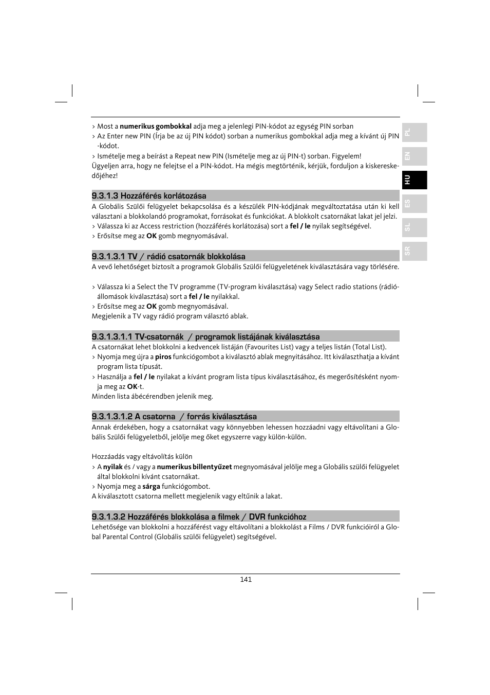 TechniSat DiGYBOXX HD CX User Manual | Page 141 / 304