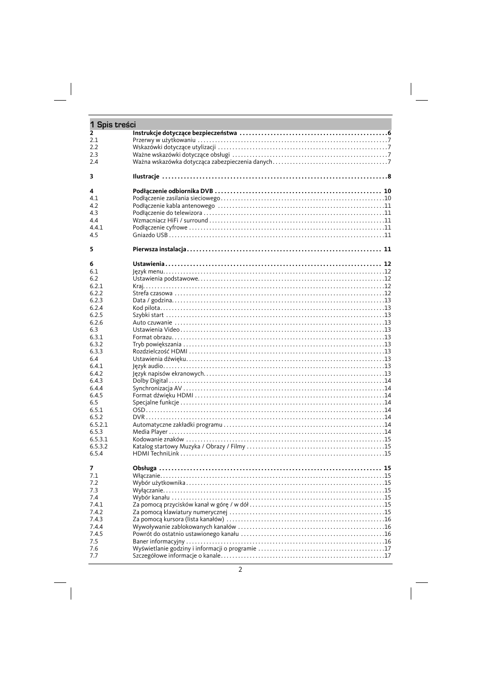TechniSat DiGYBOXX HD CX User Manual | Page 2 / 304