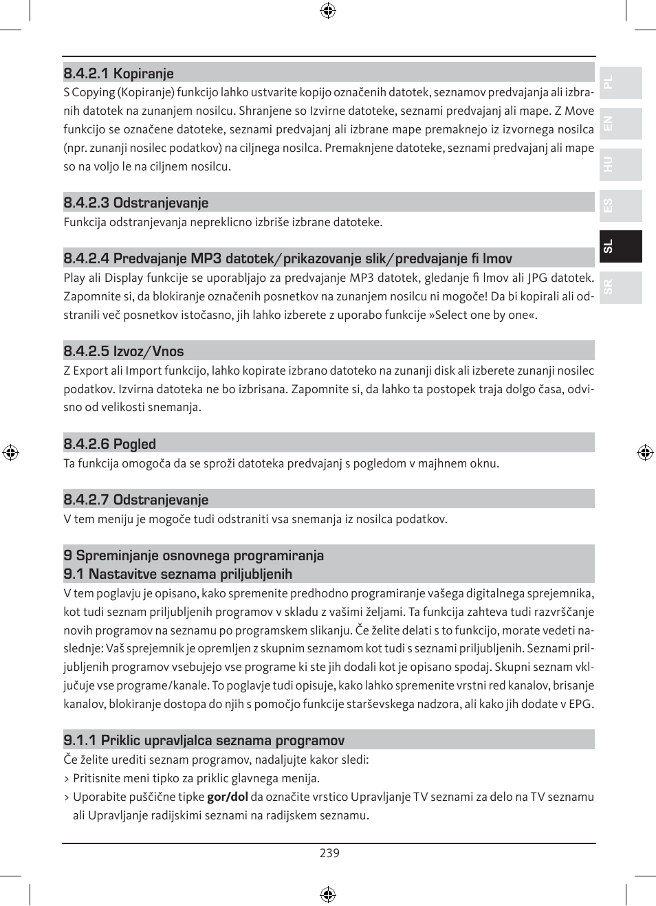 TechniSat DiGYBOXX HD CX User Manual | Page 239 / 304