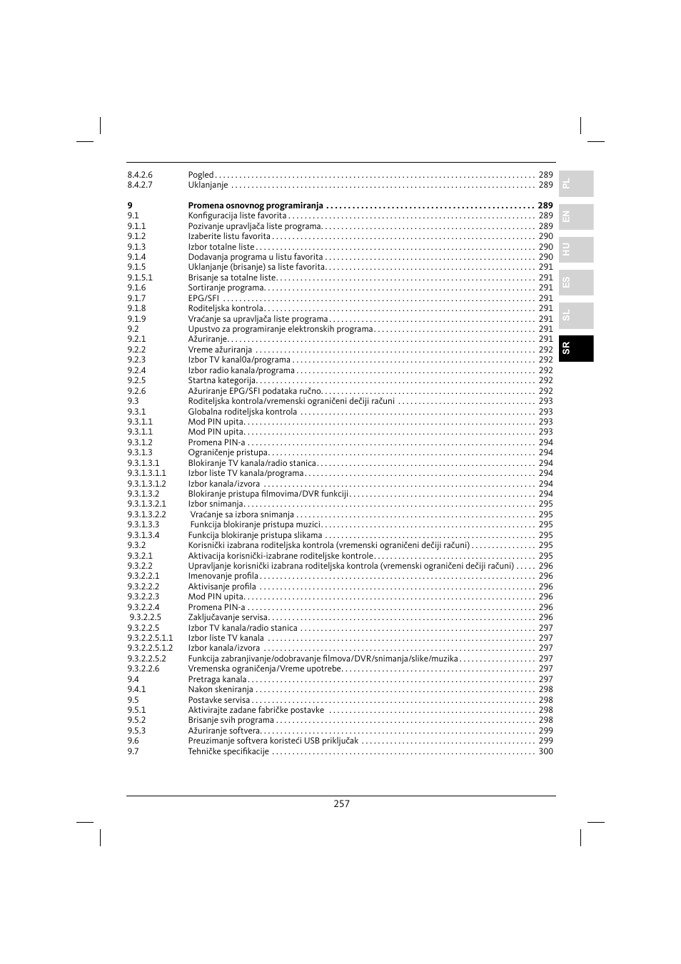 TechniSat DiGYBOXX HD CX User Manual | Page 257 / 304