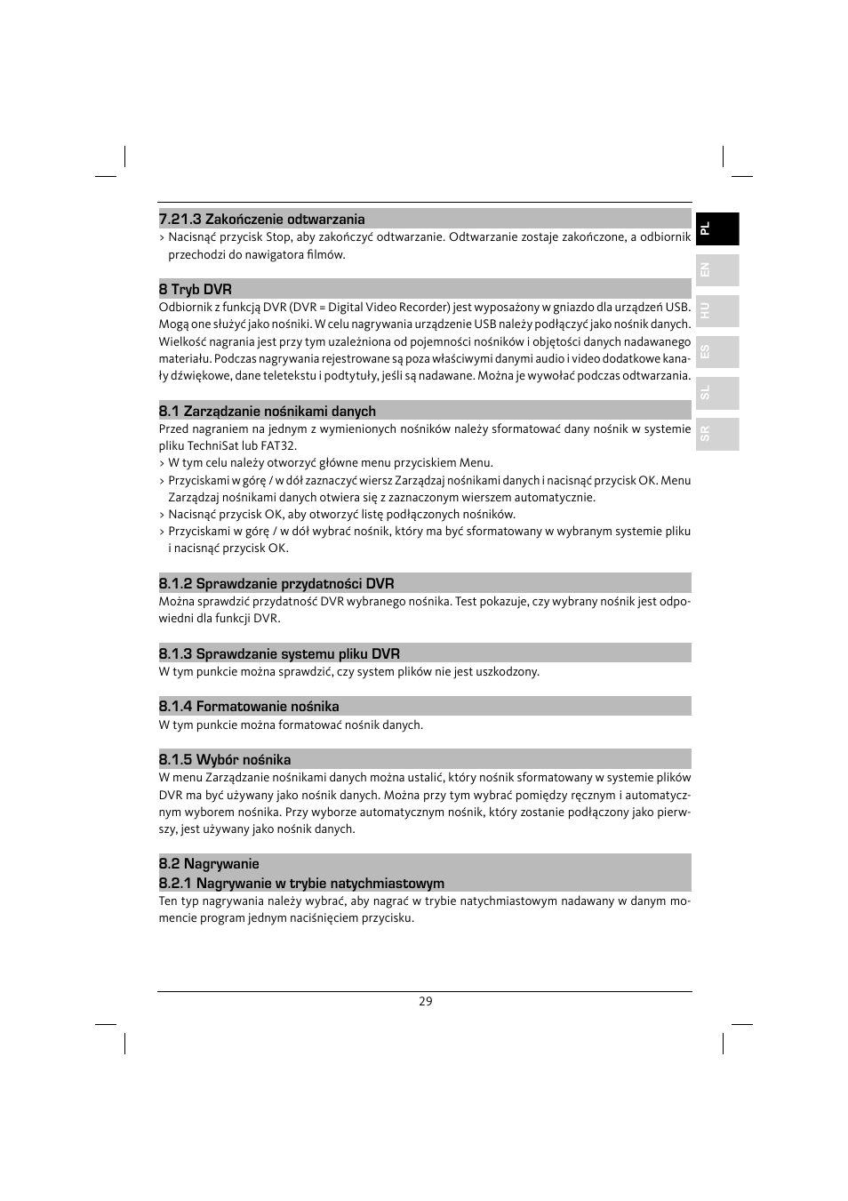 TechniSat DiGYBOXX HD CX User Manual | Page 29 / 304