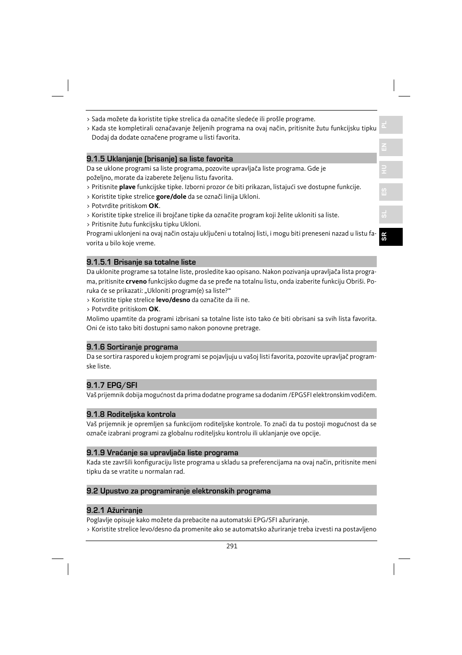 TechniSat DiGYBOXX HD CX User Manual | Page 291 / 304