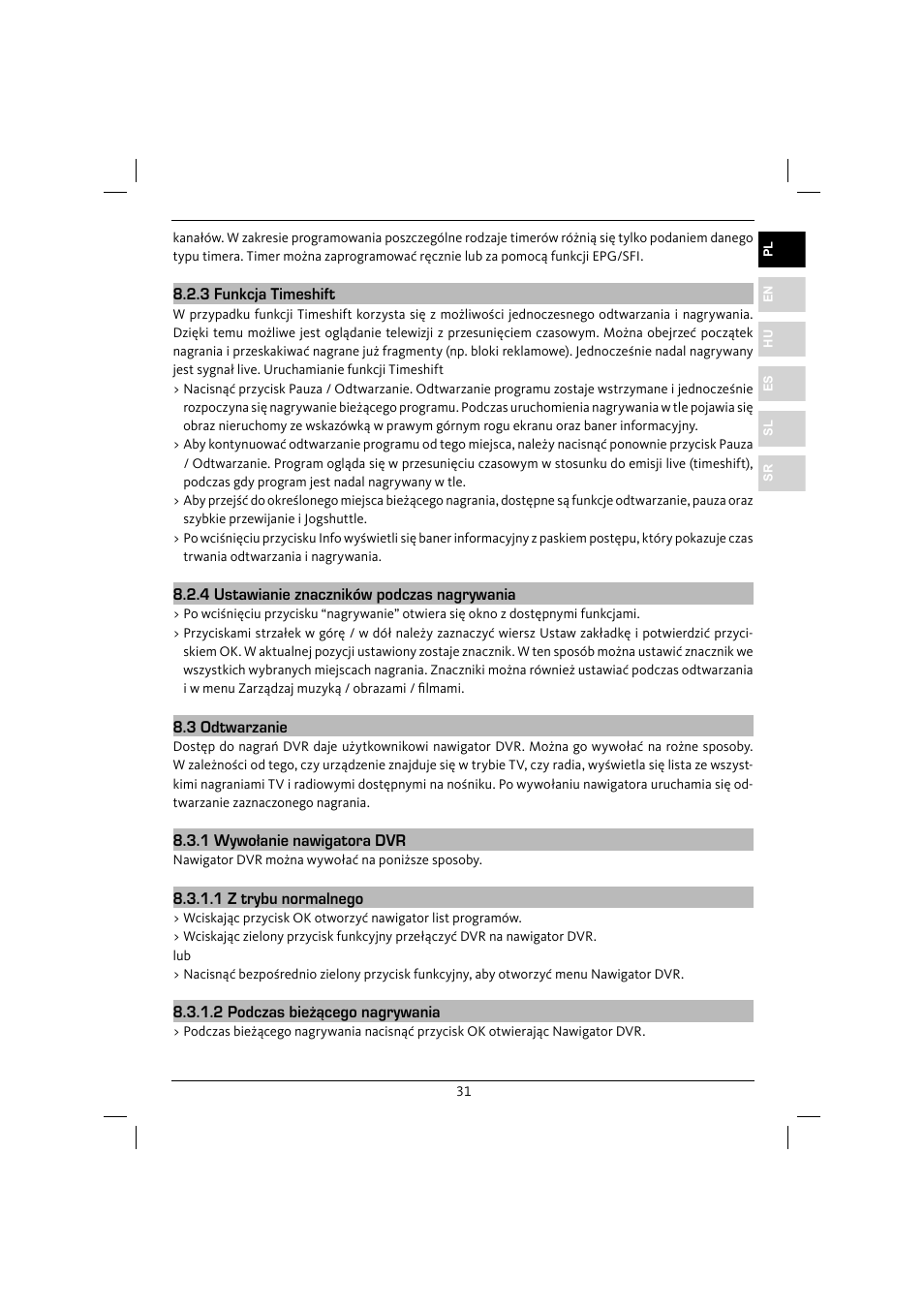 TechniSat DiGYBOXX HD CX User Manual | Page 31 / 304