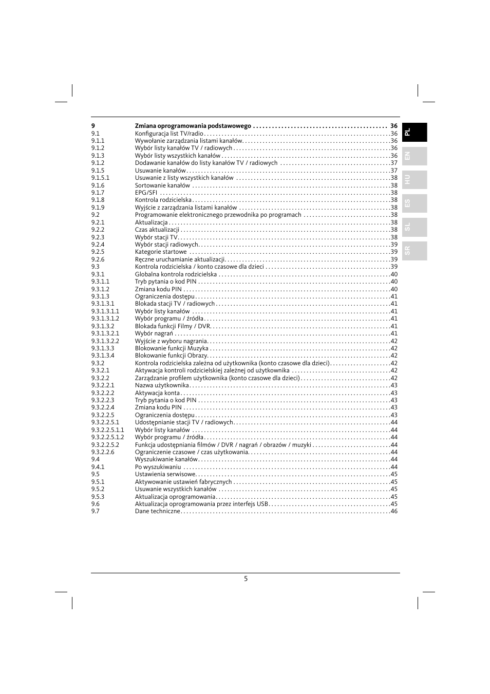 TechniSat DiGYBOXX HD CX User Manual | Page 5 / 304