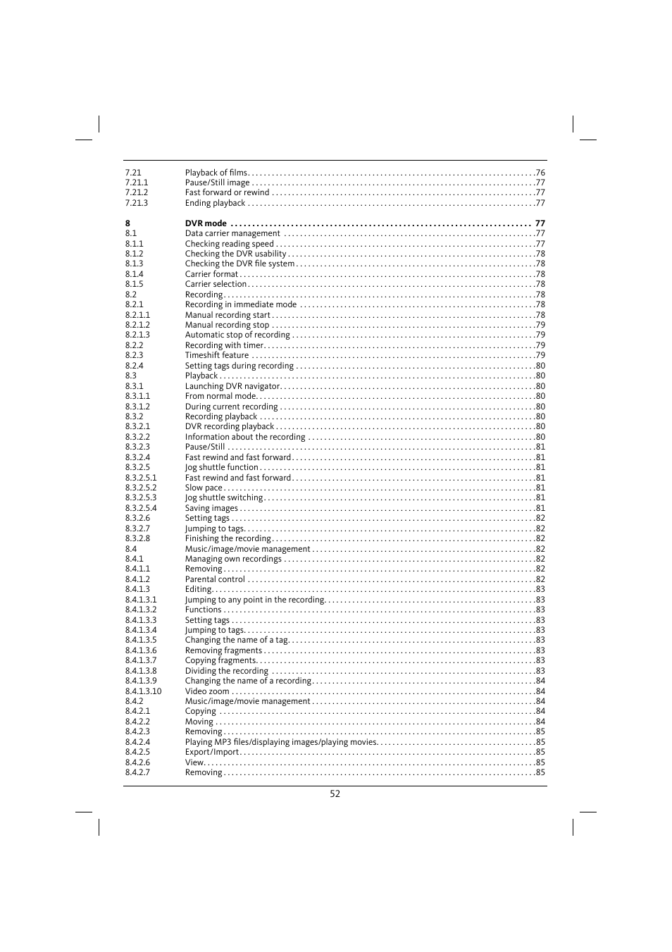 TechniSat DiGYBOXX HD CX User Manual | Page 52 / 304