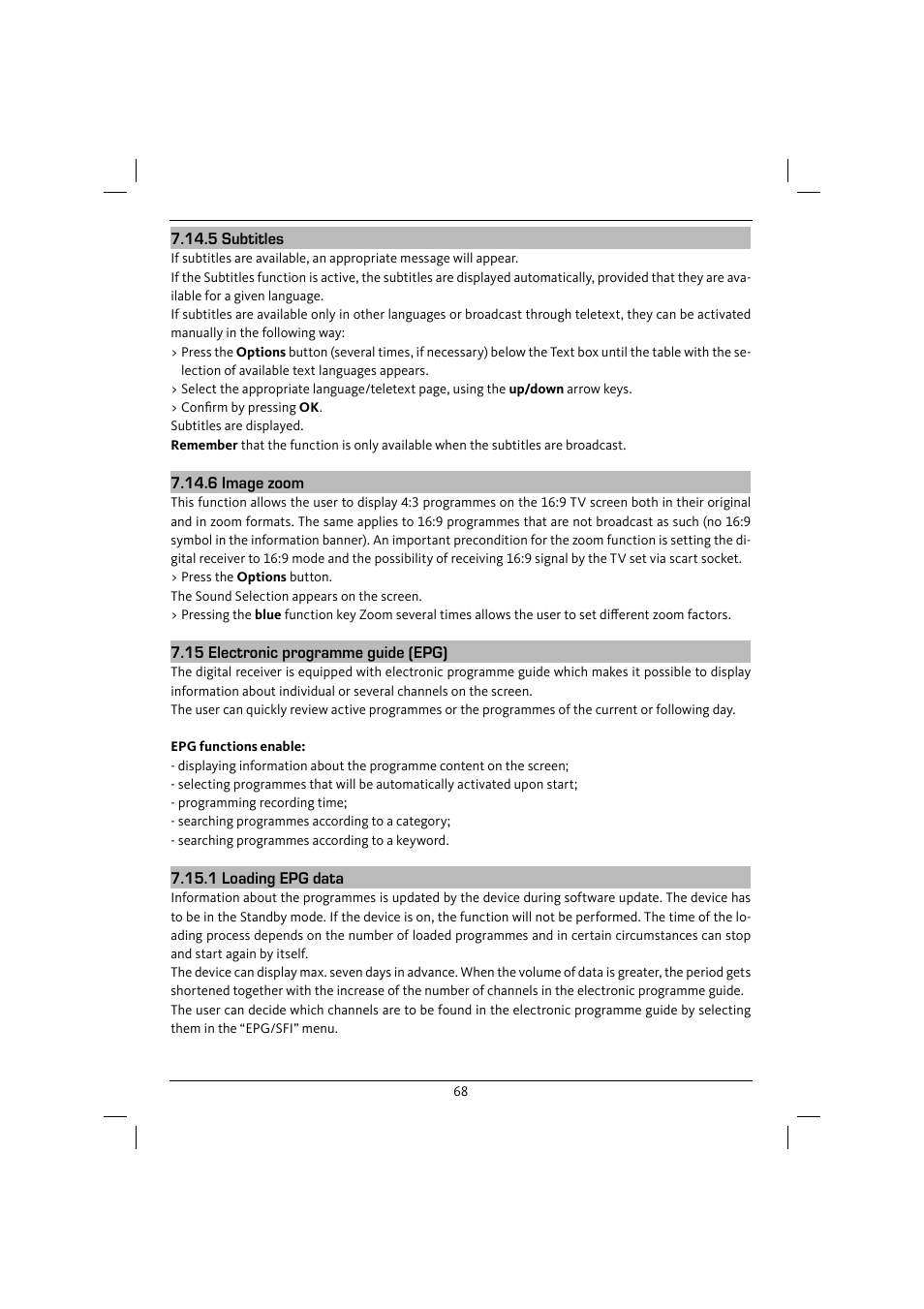 TechniSat DiGYBOXX HD CX User Manual | Page 68 / 304