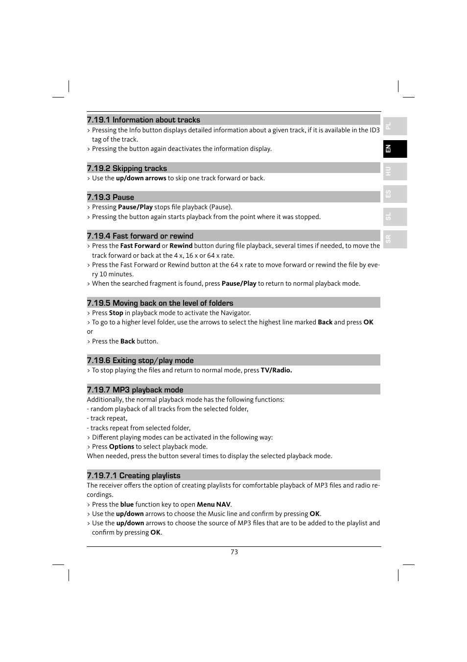 TechniSat DiGYBOXX HD CX User Manual | Page 73 / 304