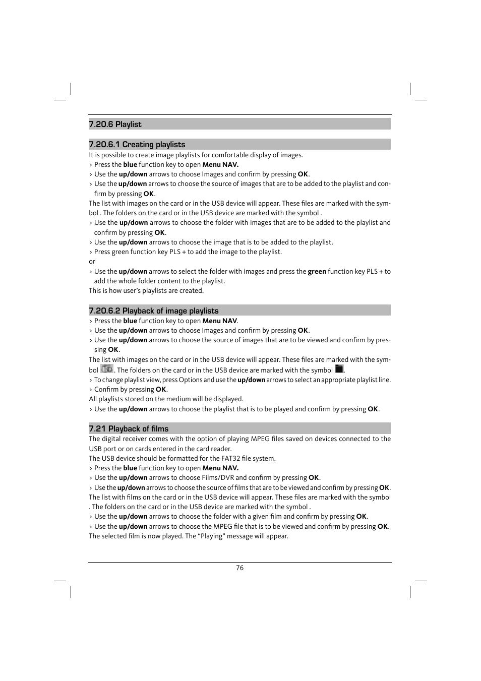 TechniSat DiGYBOXX HD CX User Manual | Page 76 / 304