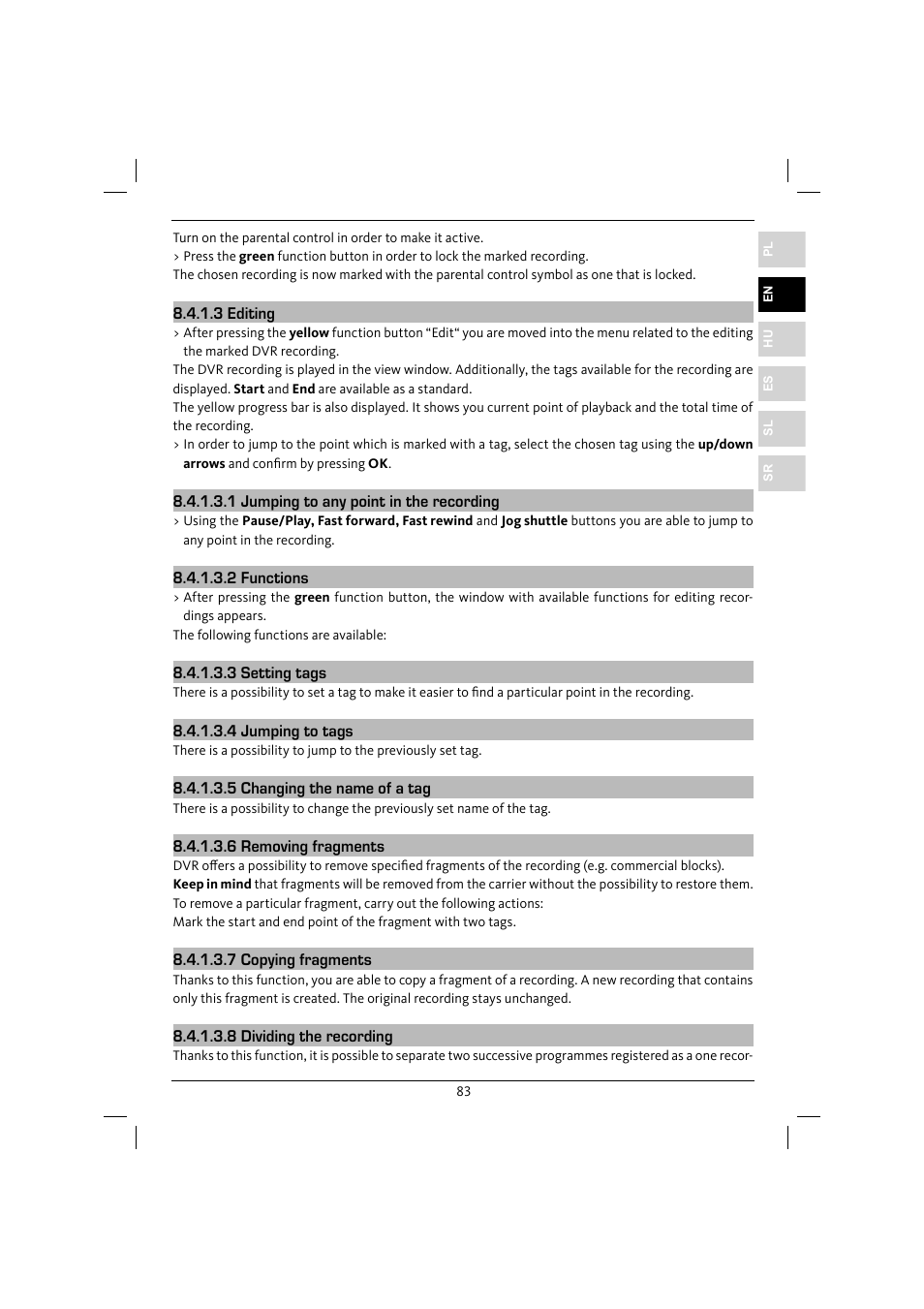 TechniSat DiGYBOXX HD CX User Manual | Page 83 / 304