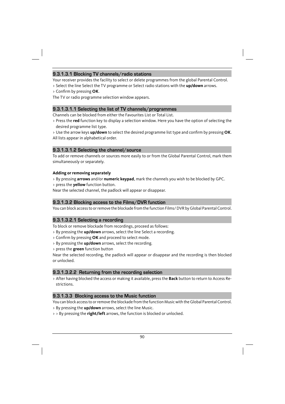 TechniSat DiGYBOXX HD CX User Manual | Page 90 / 304