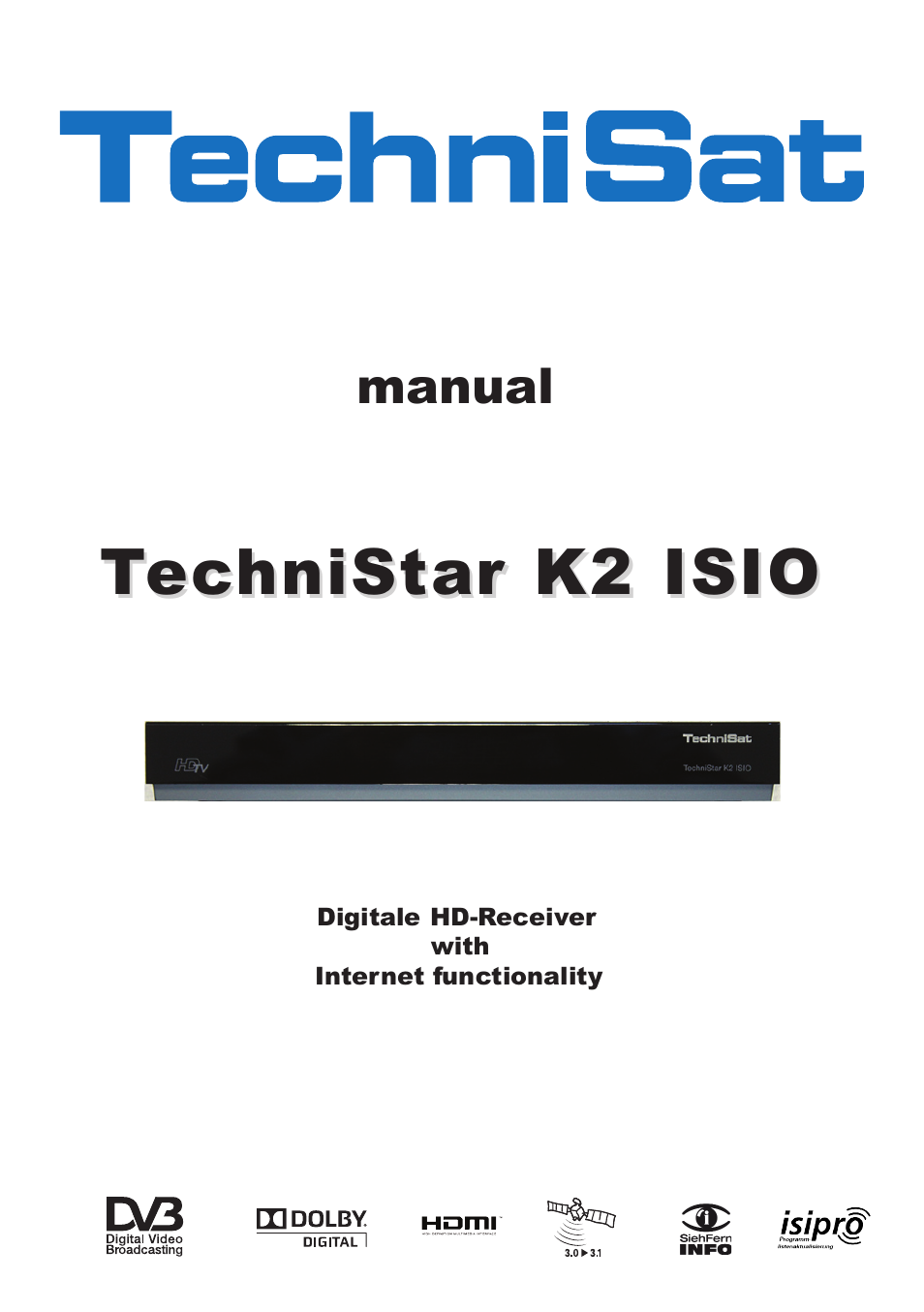 TechniSat TechniStar K2 ISIO User Manual | 36 pages