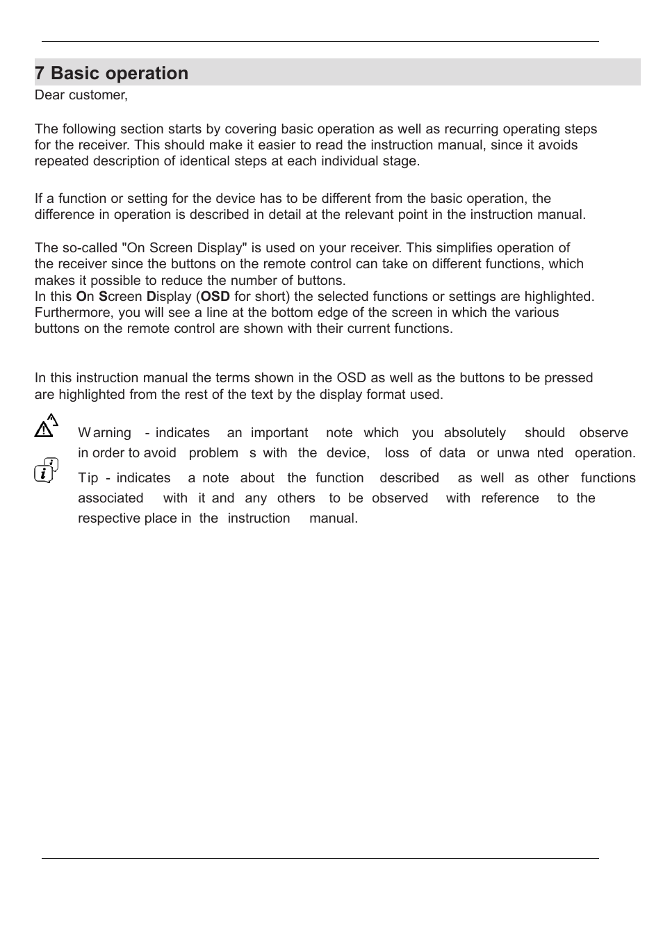 7 basic operation | TechniSat TechniStar K2 ISIO User Manual | Page 13 / 36