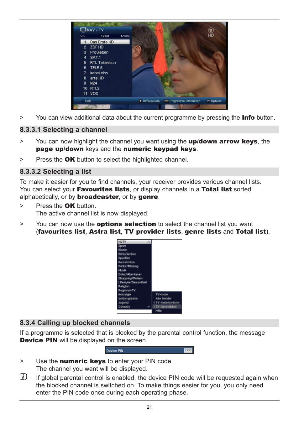 TechniSat TechniStar K2 ISIO User Manual | Page 21 / 36