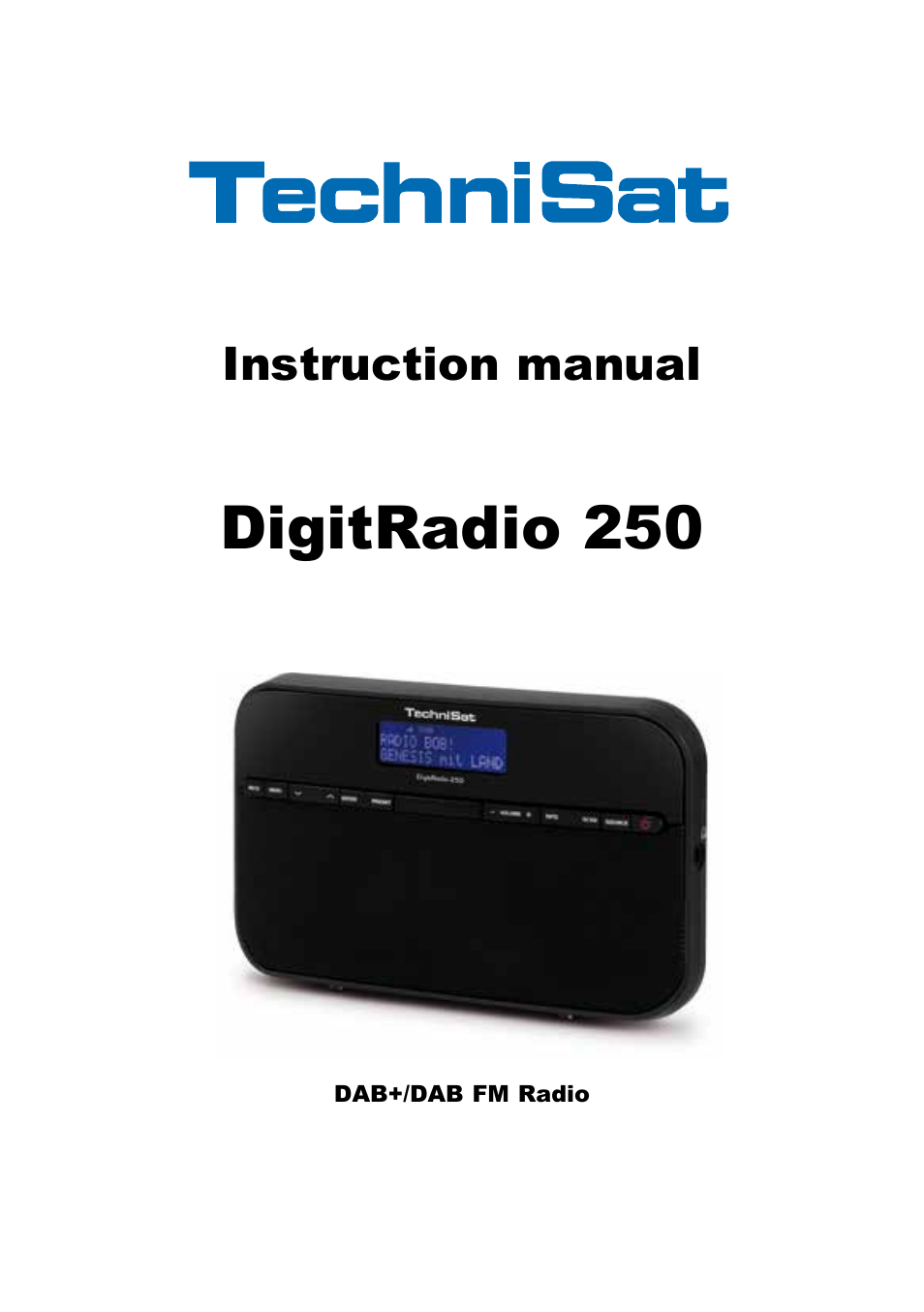 TechniSat DigitRadio 250 User Manual | 32 pages