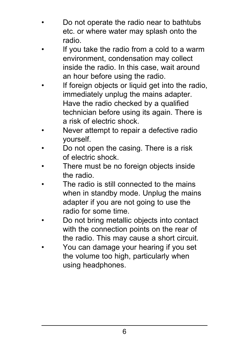 TechniSat DigitRadio 250 User Manual | Page 6 / 32