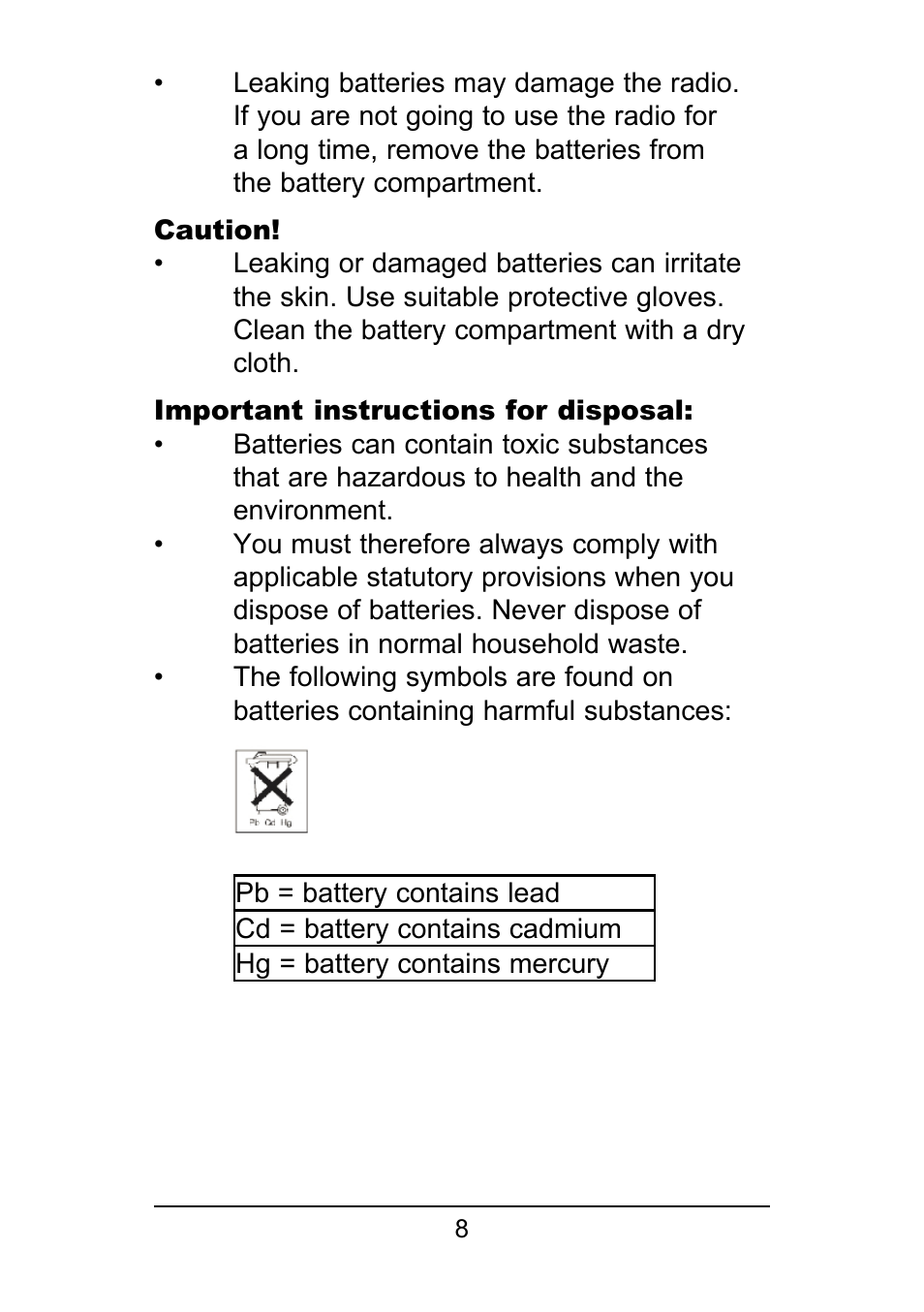 TechniSat DigitRadio 250 User Manual | Page 8 / 32