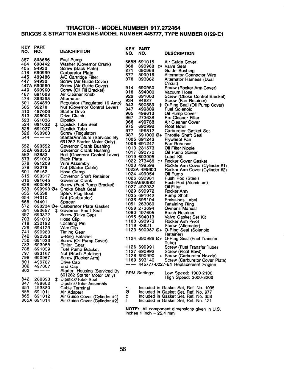Craftsman 917.272464 User Manual | Page 56 / 60
