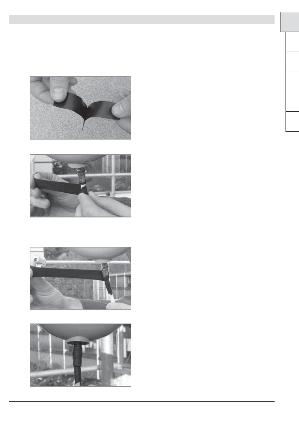 Sealing the lnb connection | TechniSat SATMAN 45 Manual User Manual | Page 7 / 8