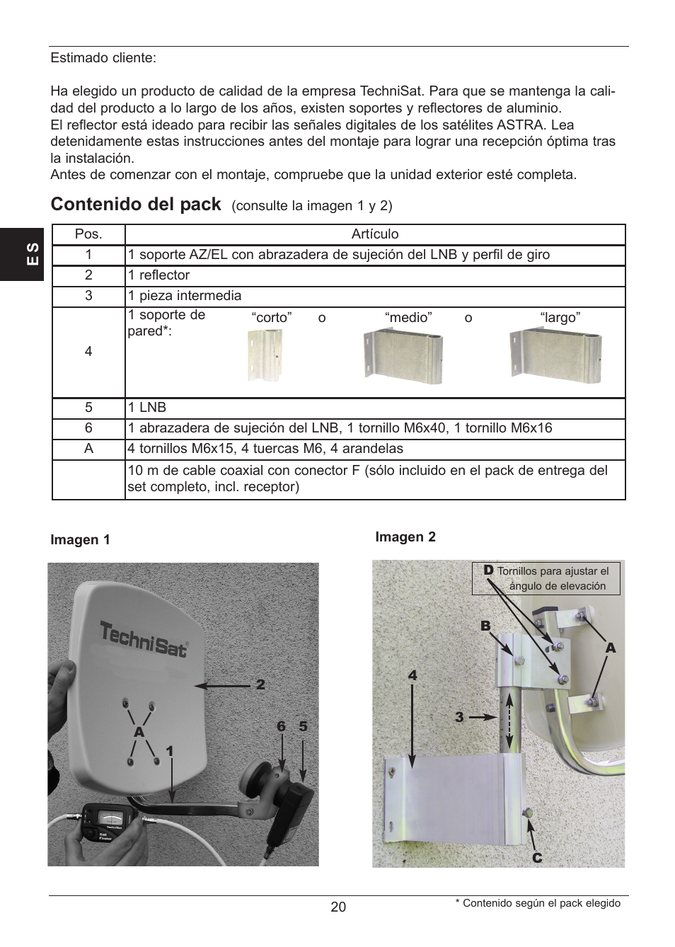 TechniSat SATMAN 45 Mounting instruction User Manual | Page 20 / 84