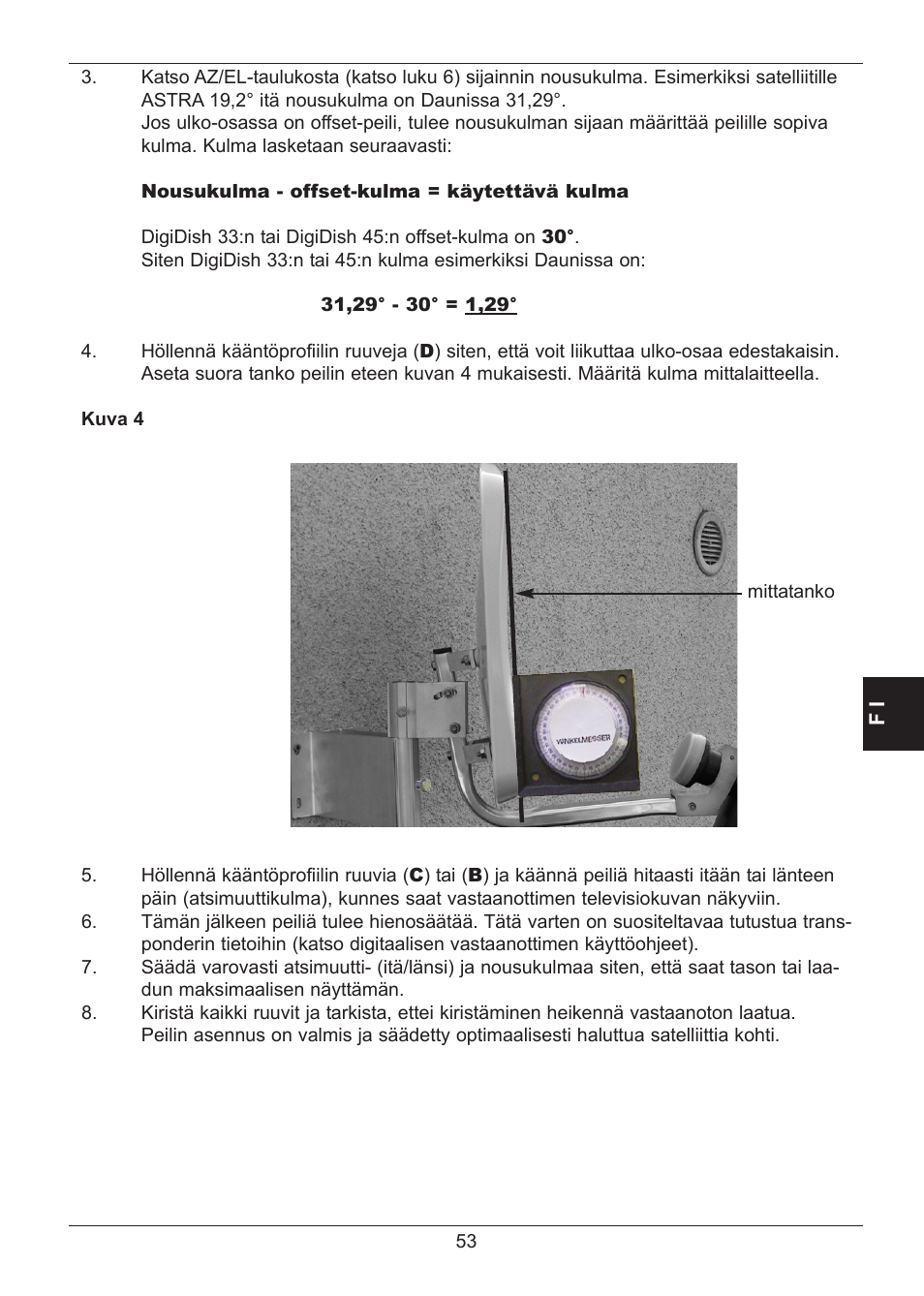 TechniSat SATMAN 45 Mounting instruction User Manual | Page 53 / 84