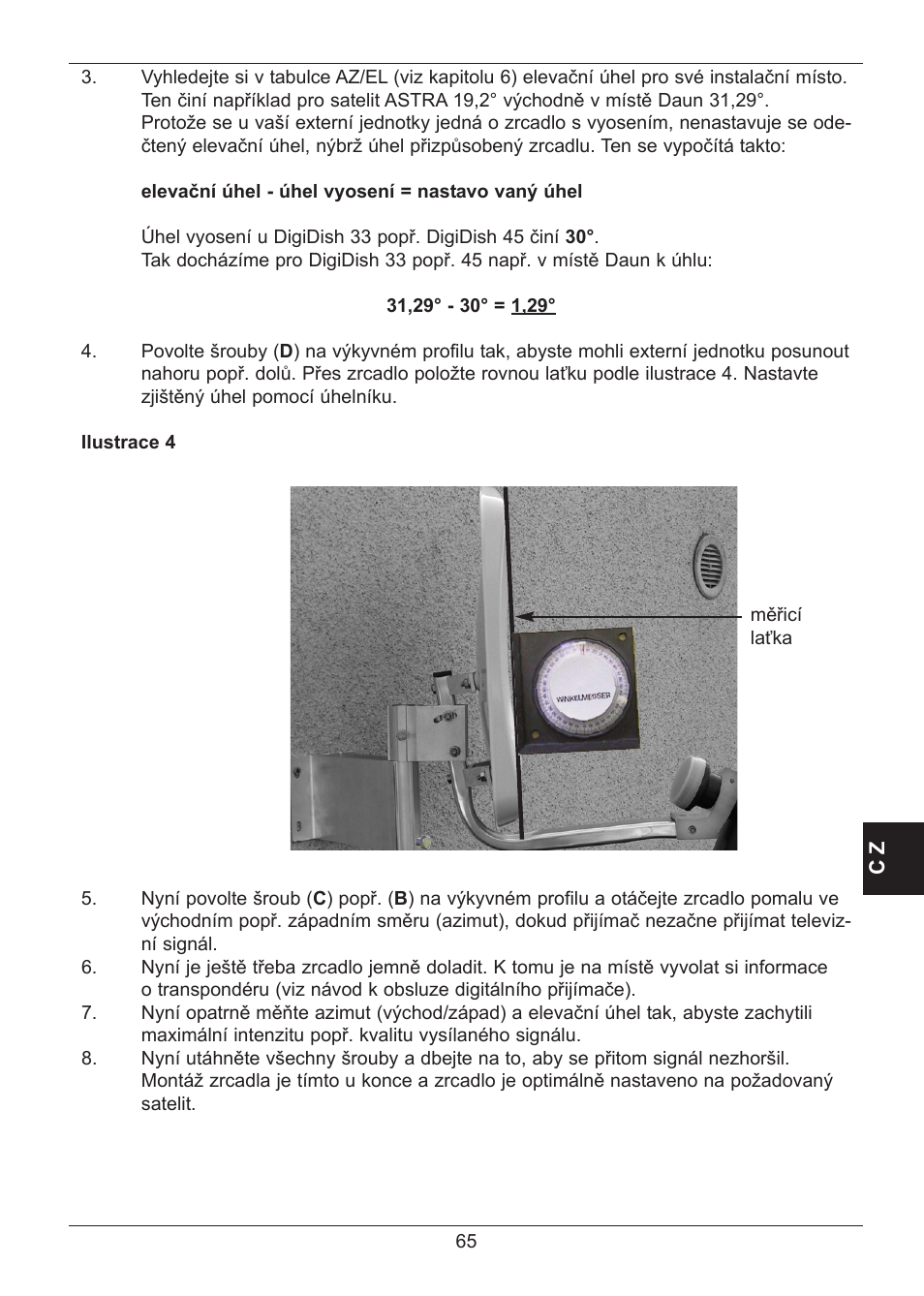 TechniSat SATMAN 45 Mounting instruction User Manual | Page 65 / 84