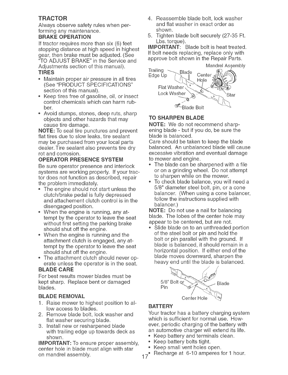 Tractor | Craftsman 917.273638 User Manual | Page 17 / 56