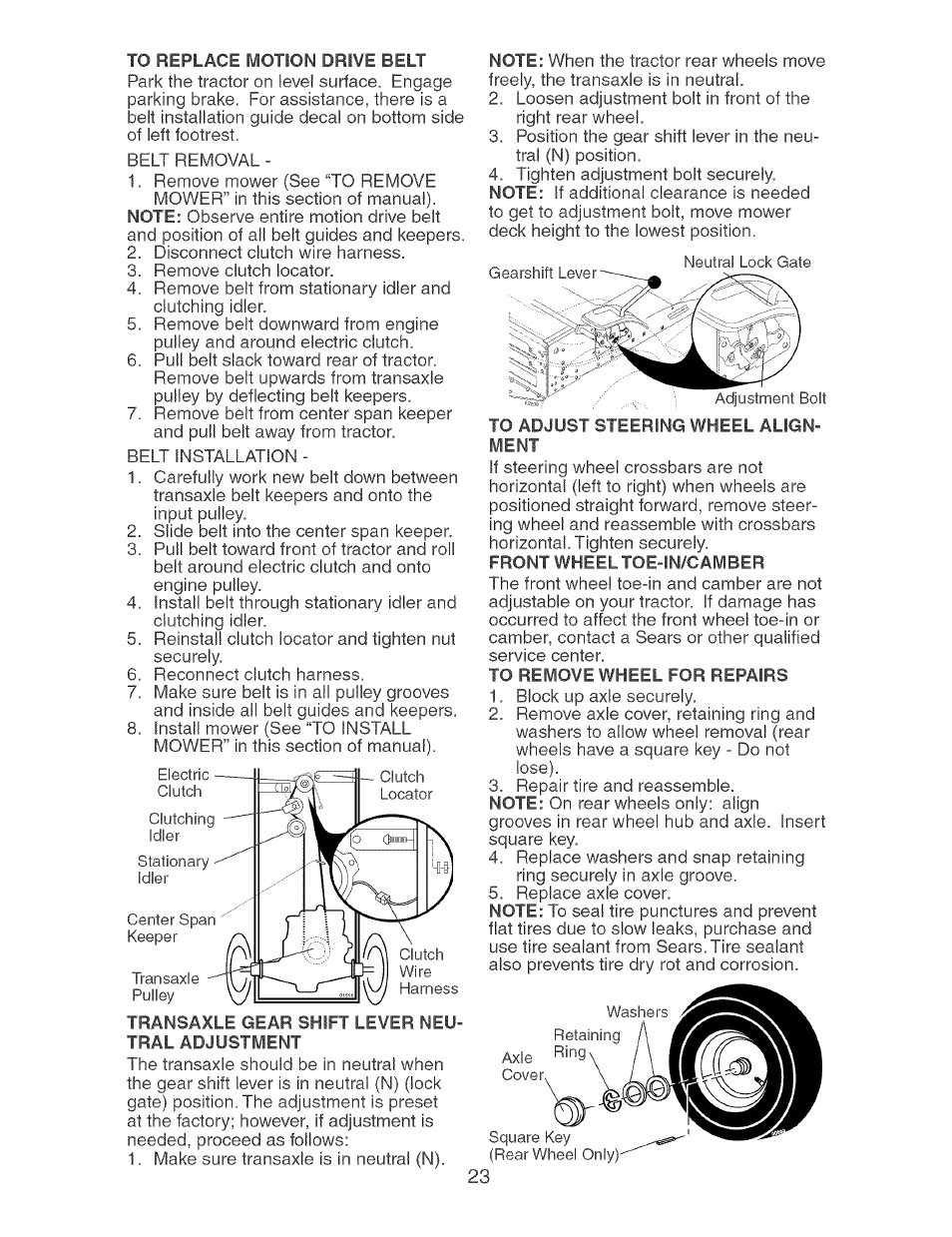 Craftsman 917.273638 User Manual | Page 23 / 56