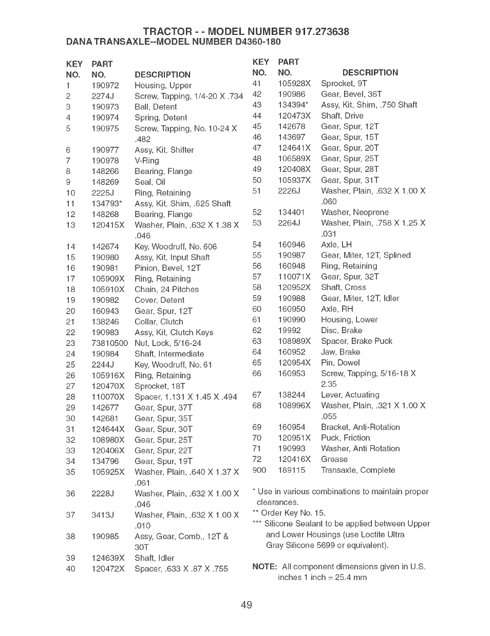 Craftsman 917.273638 User Manual | Page 49 / 56