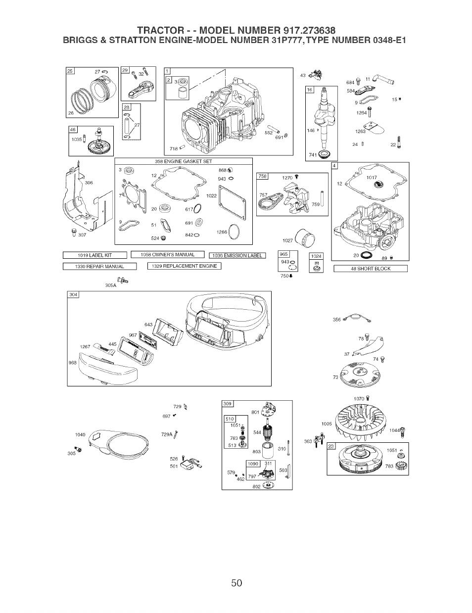 Craftsman 917.273638 User Manual | Page 50 / 56