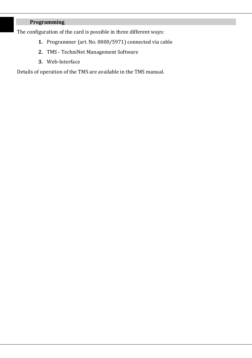 4 programming | TechniSat DVB-T/IP IRD User Manual | Page 10 / 57