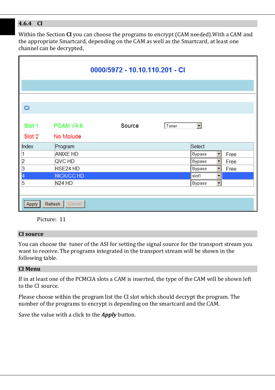 4 ci | TechniSat DVB-T/IP IRD User Manual | Page 46 / 57
