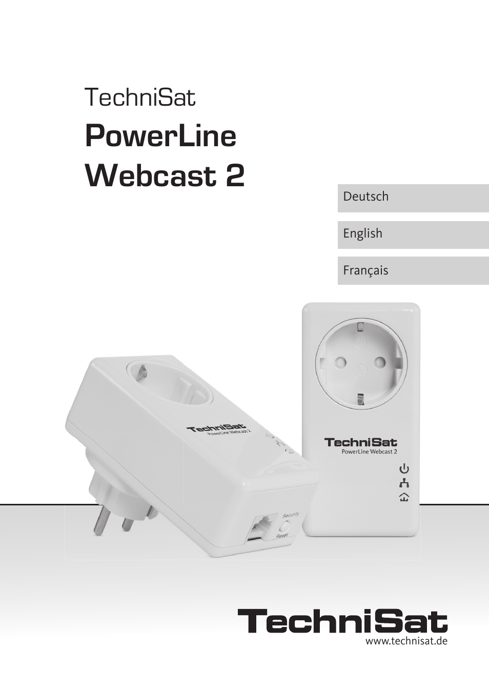 TechniSat PowerLine Webcast 2 User Manual | 40 pages