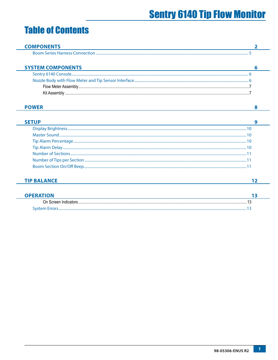 TeeJet Sentry 6140 User Manual | Page 3 / 16
