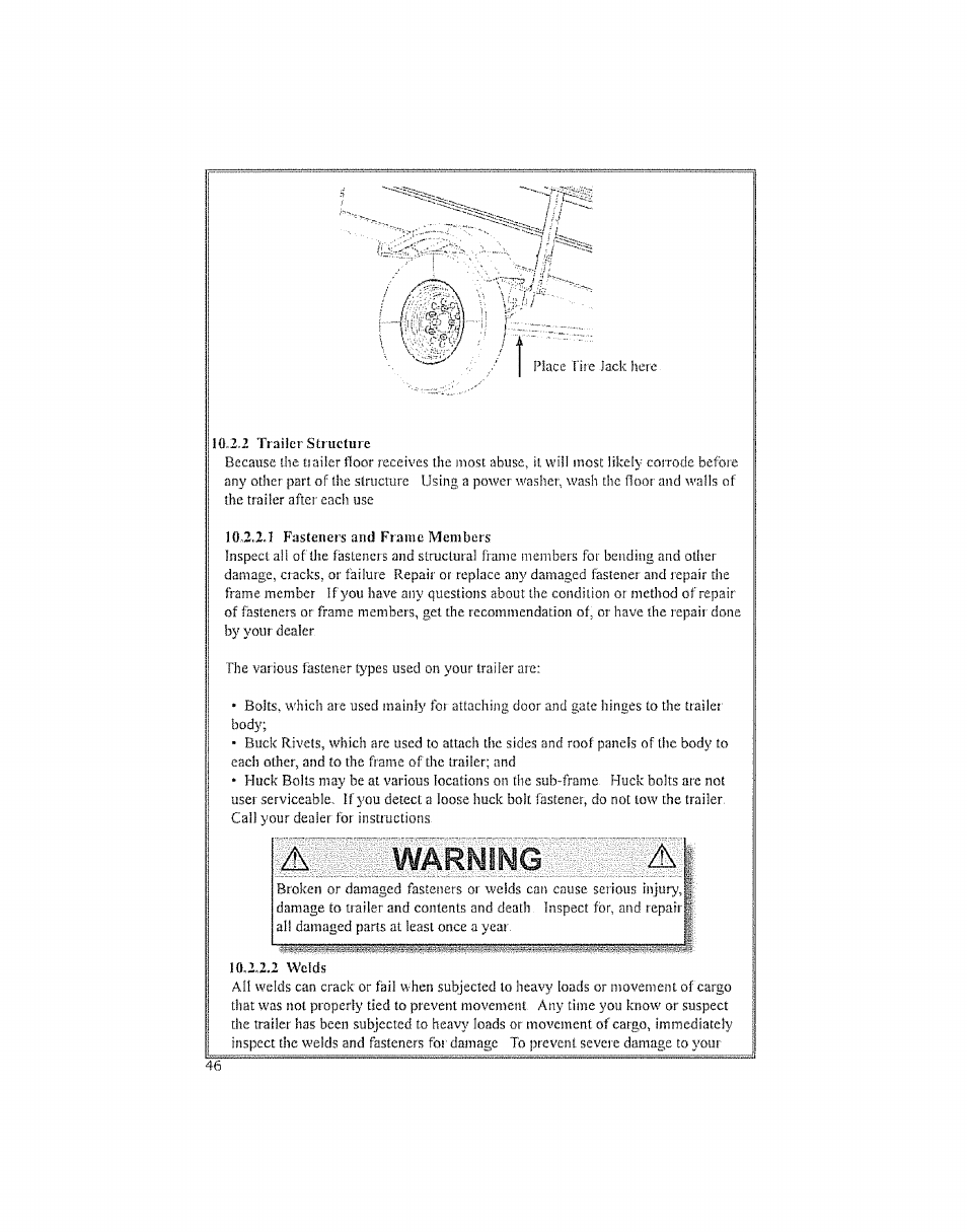 Awarning a | Craftsman 123.24201 User Manual | Page 46 / 56