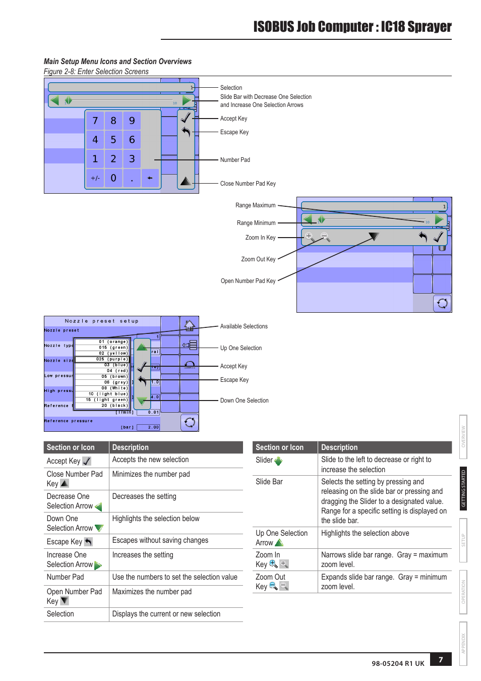 Isobus job computer : ic18 sprayer | TeeJet IC18 SPRAYER JOB COMPUTER User Manual | Page 12 / 43