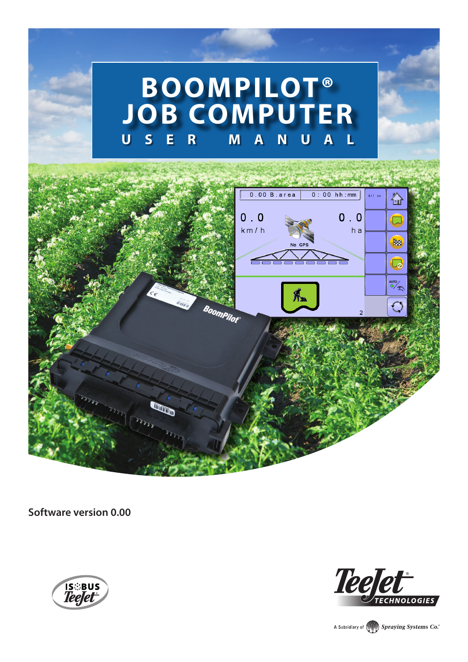 TeeJet BOOMPILOT JOB COMPUTER User Manual | 21 pages