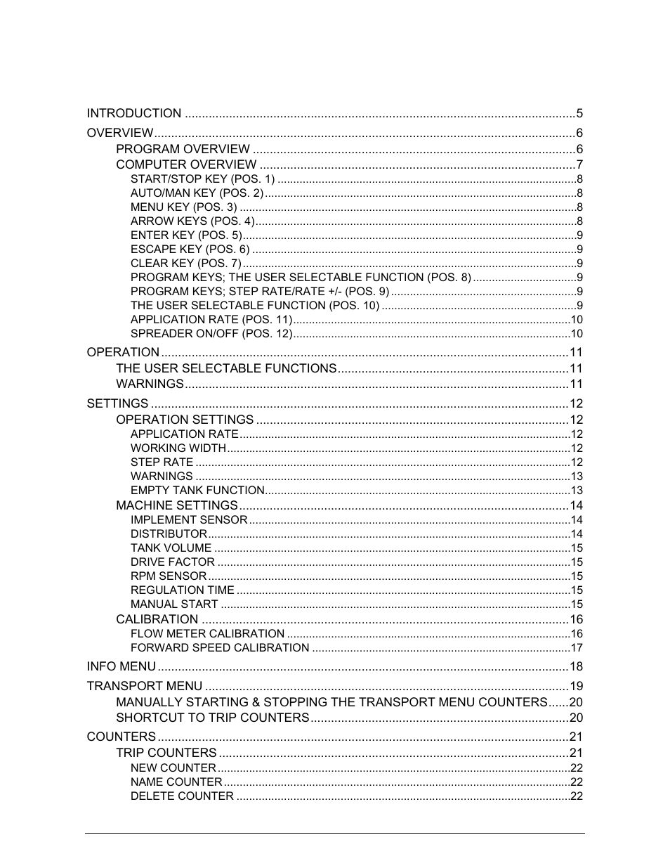 TeeJet 500 SLURRY COMPUTER User Manual | Page 3 / 30