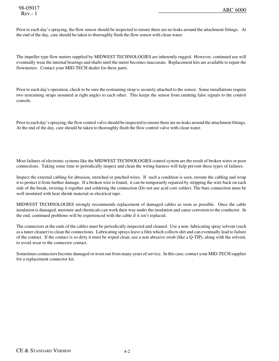 Flow sensor (liquid application), Conveyor rate sensor (granular application), Flow control valve (liquid application) | Wiring harness | TeeJet ARC-6000 User Manual | Page 28 / 50