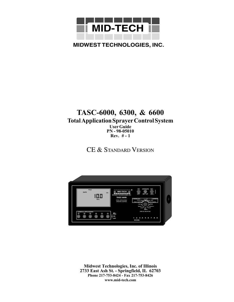 TeeJet TASC-6600 User Manual | 78 pages