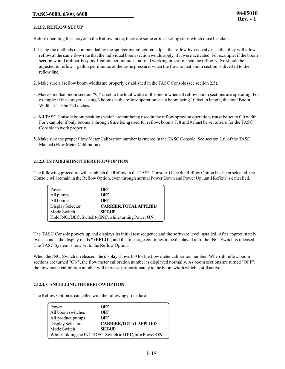 TeeJet TASC-6600 User Manual | Page 27 / 78