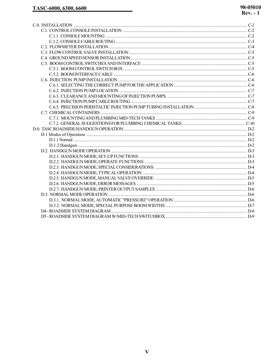 TeeJet TASC-6600 User Manual | Page 5 / 78