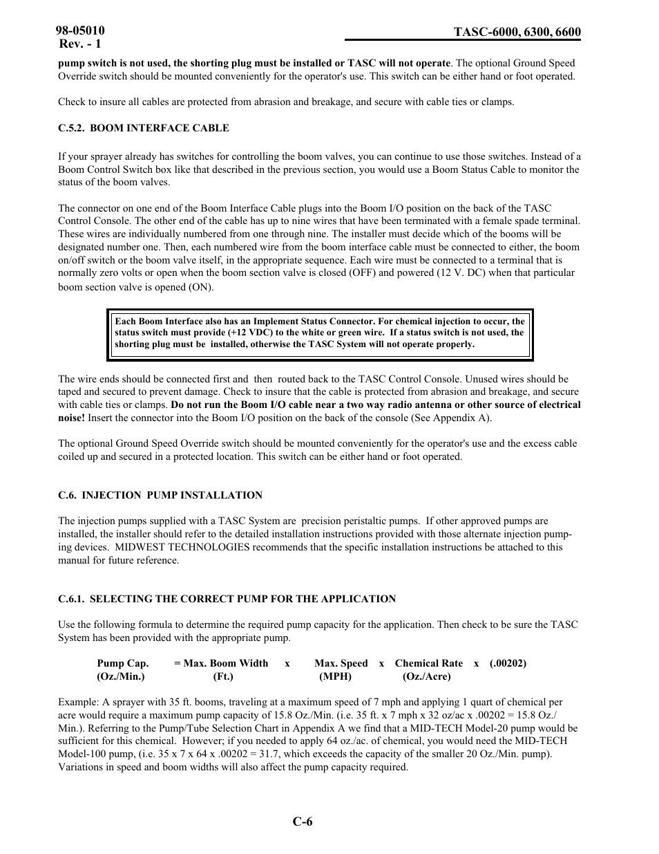 TeeJet TASC-6600 User Manual | Page 64 / 78