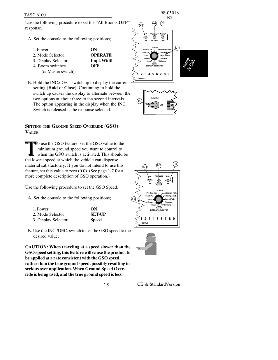 Gso) v | TeeJet TASC-6100 User Manual | Page 25 / 86