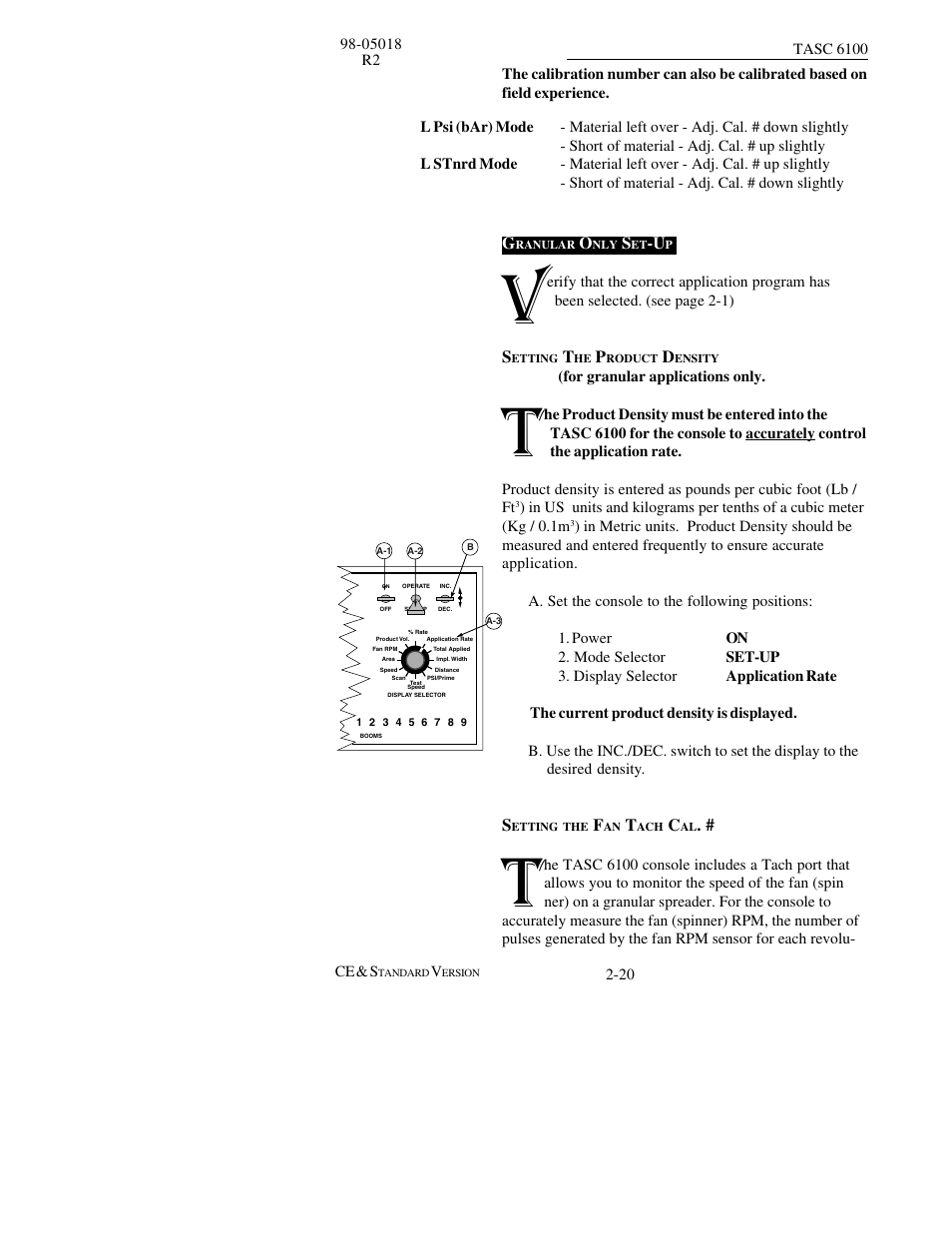 TeeJet TASC-6100 User Manual | Page 36 / 86