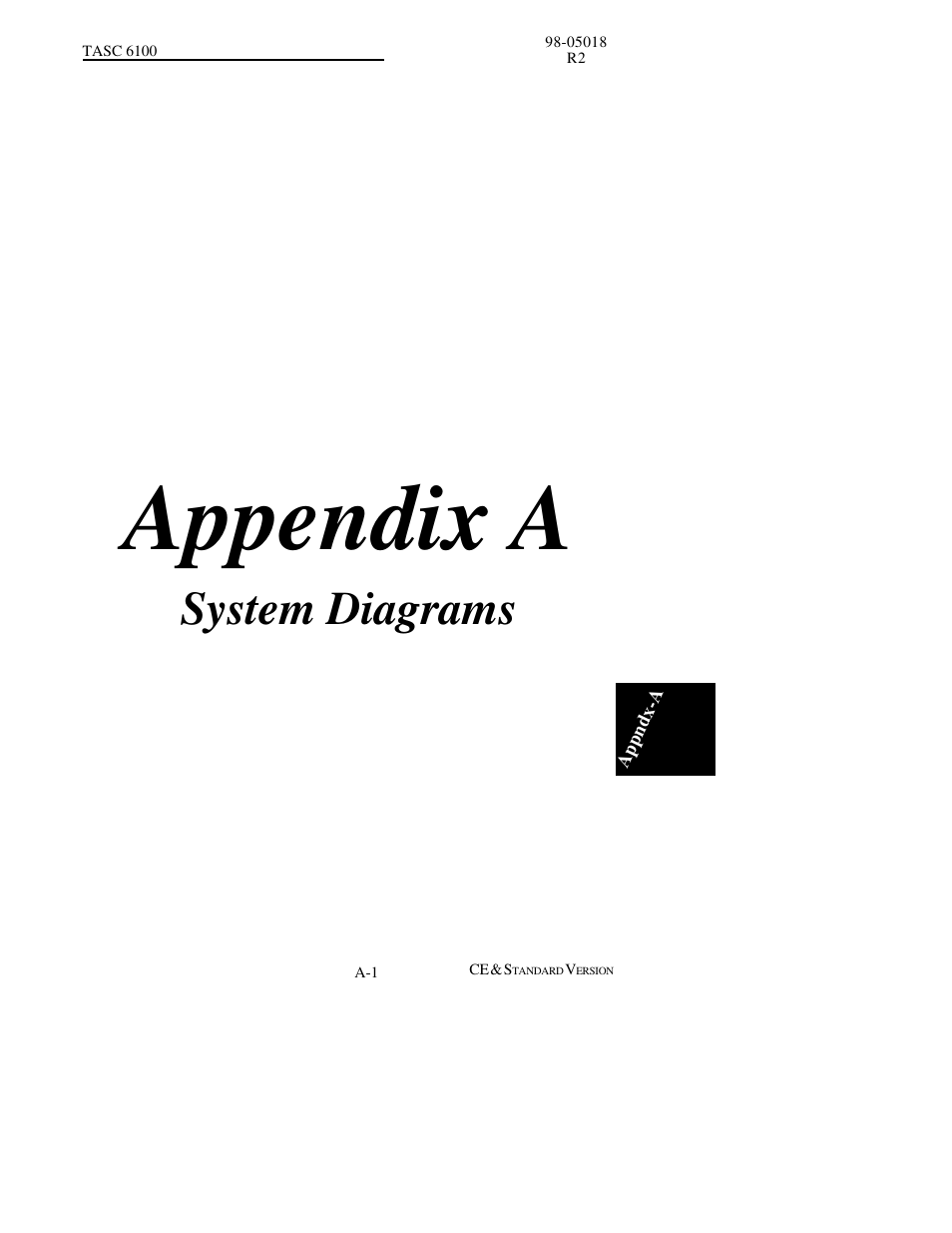 Appendix a, System diagrams | TeeJet TASC-6100 User Manual | Page 67 / 86