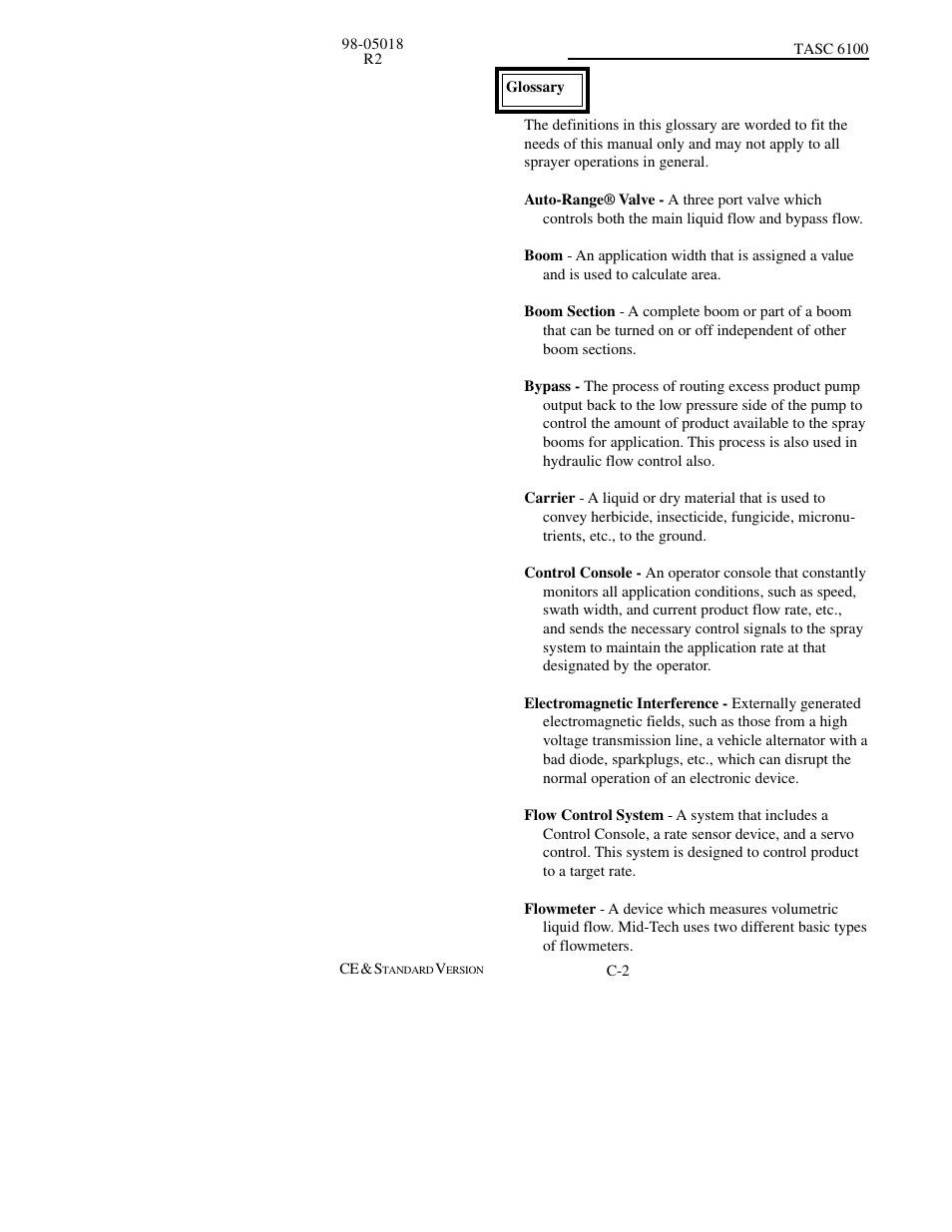 TeeJet TASC-6100 User Manual | Page 82 / 86