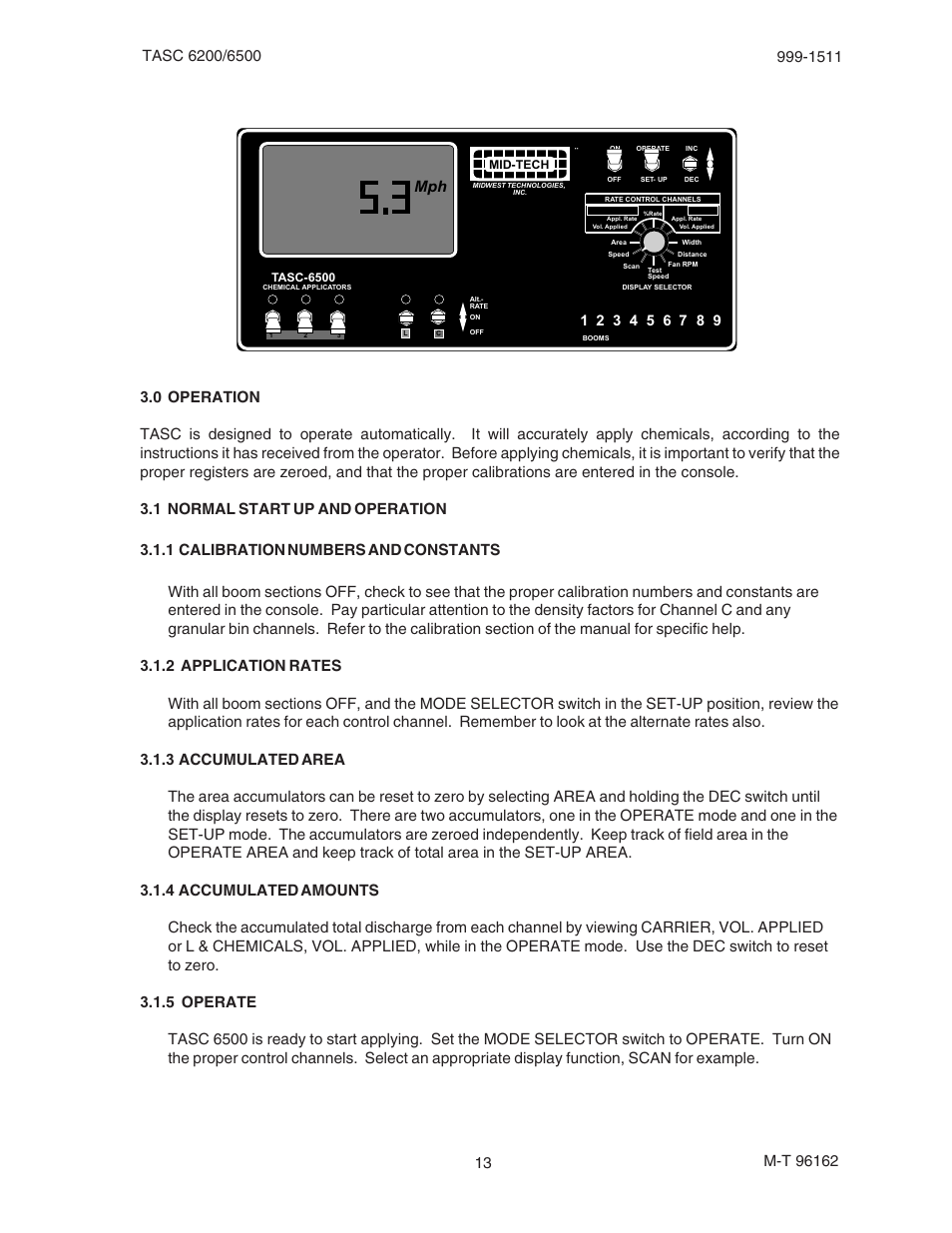 TeeJet TASC-6500 User Manual | Page 13 / 45