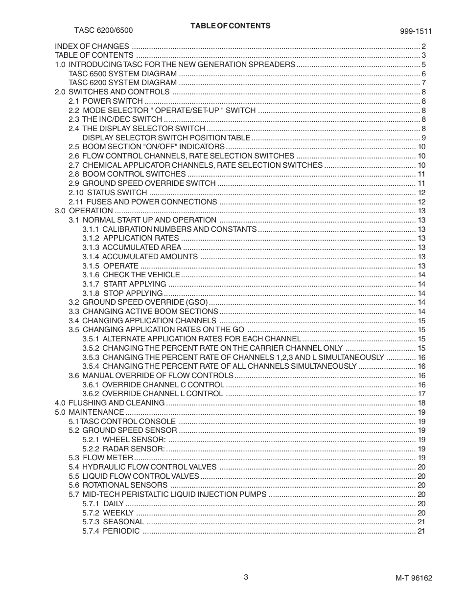 TeeJet TASC-6500 User Manual | Page 3 / 45