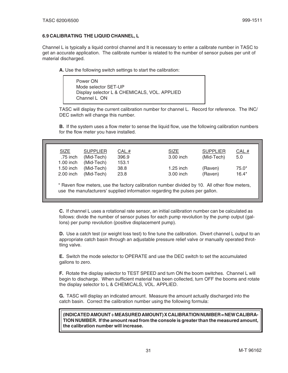 TeeJet TASC-6500 User Manual | Page 31 / 45