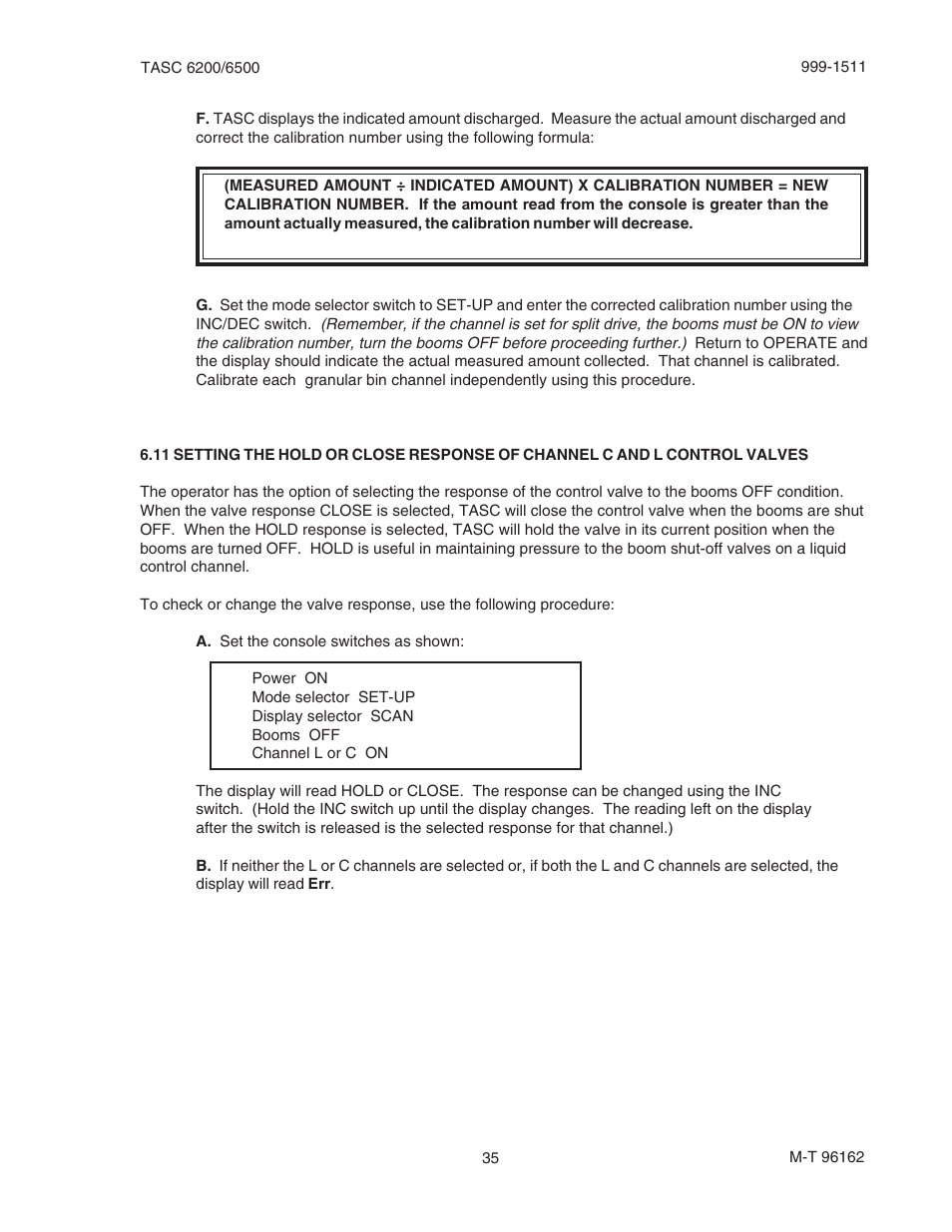 TeeJet TASC-6500 User Manual | Page 35 / 45